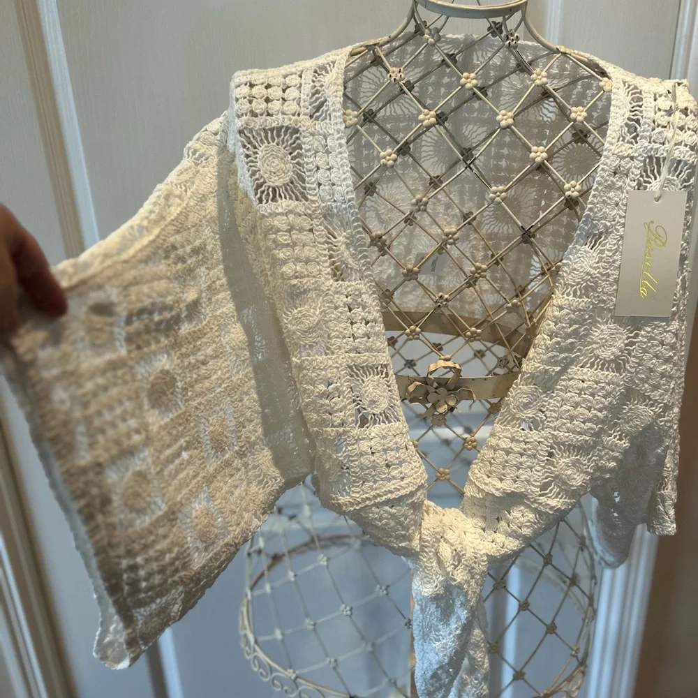 Crochet Wrap Top one size - Picture 3 of 14